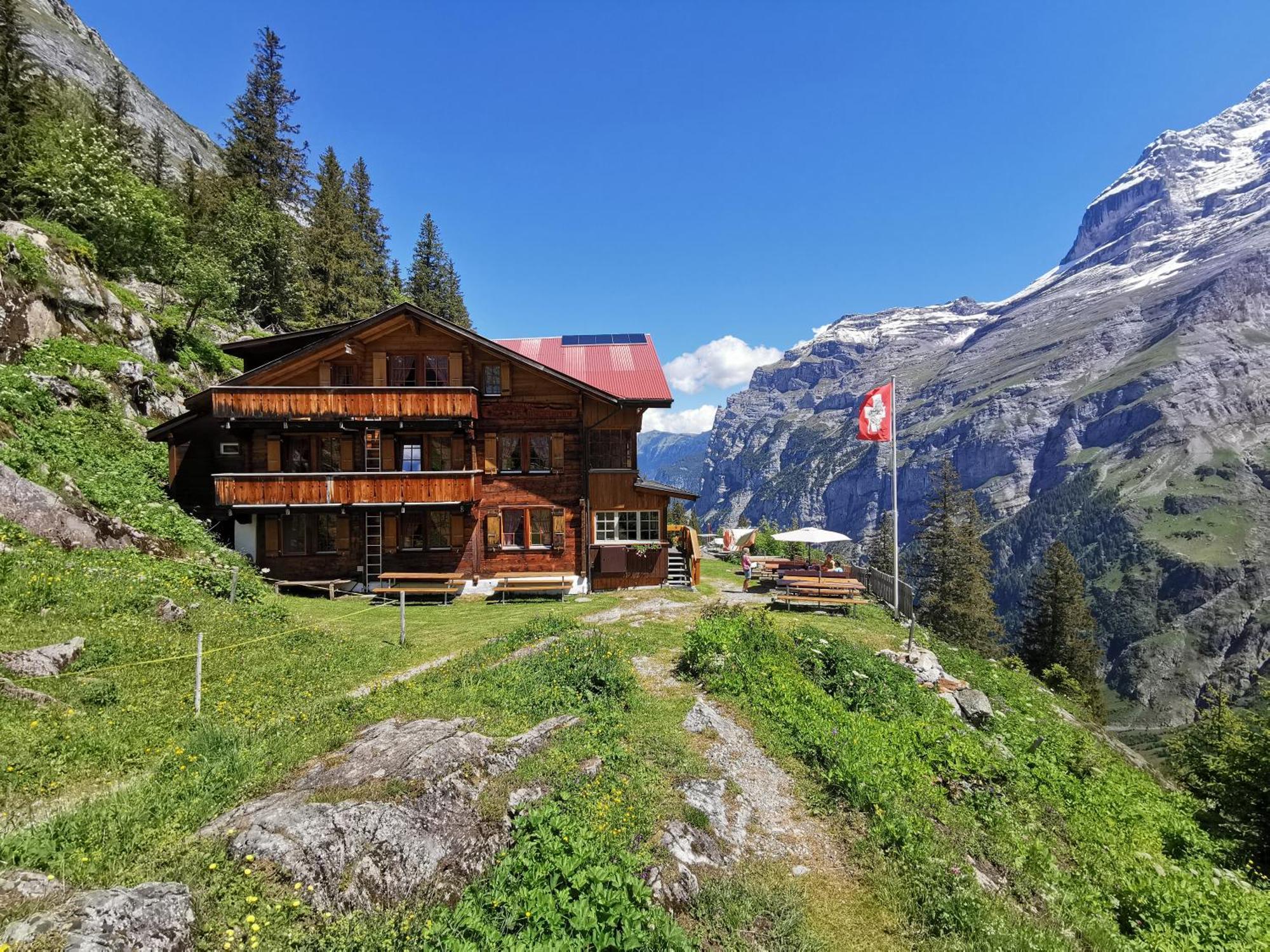 Hotel Berggasthaus Tschingelhorn Stechelberg Exterior foto